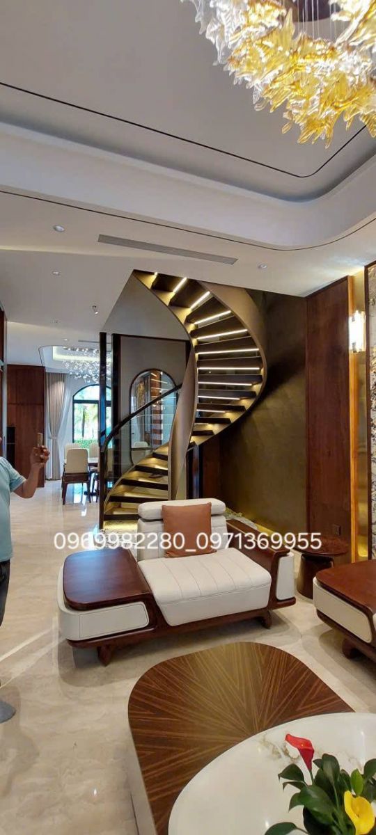 cầu thang xoắn ốc đẹp